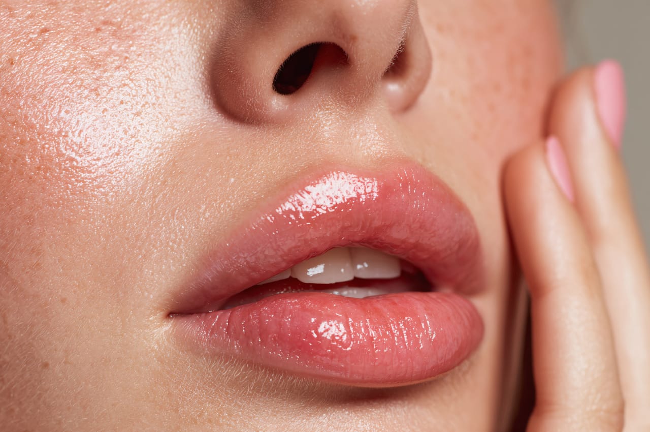 Bullhornlift bei der Frau, Behandlung der Lippe (Liplift)